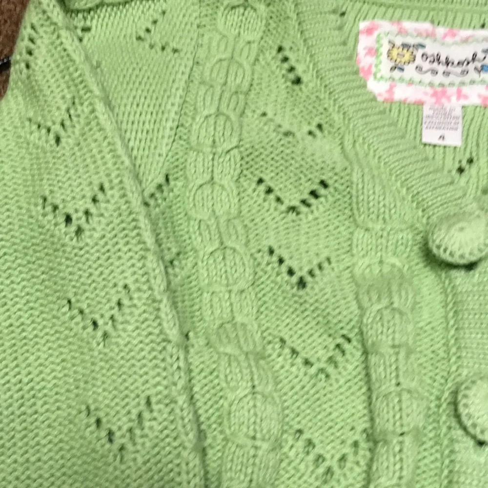 Osh Kosh sweater 4 size girls NWT never worn green St. Patrick’s  holiday fun